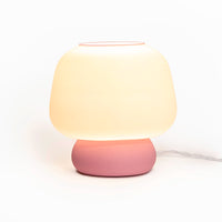 JONATHAN Y Mushroom Modern Classic Plant-Based PLA 3D Printed Dimmable LED Table Lamp , for Bedroom, Living Room, Foyer, Hallways, Dining Room, Dorms