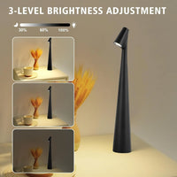 Elegant LED Desk Lamp, Touch Charging Reading Light, Bedroom Bedside Nightlight, High-End Ambiance Table Lamp, Ambient Table Lamp, Decorative Tall Stand, Home Decoration Lamp