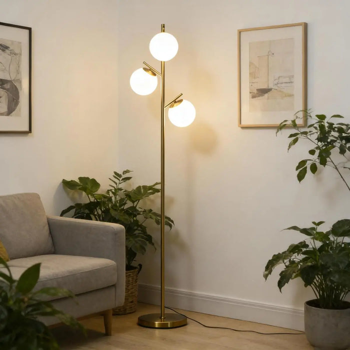 Tree Standing Lamp,3-Light Floor Lamp On-Site
