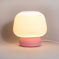 JONATHAN Y Mushroom Modern Classic Plant-Based PLA 3D Printed Dimmable LED Table Lamp , for Bedroom, Living Room, Foyer, Hallways, Dining Room, Dorms