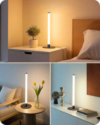 LED Table Lamp Modern Slim Bedside Lamp Stepless Dimming Modern Nightstand Lamp, Desk Lamps for Bedroom, Living Room Atmosphere Lighting