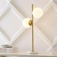 JONATHAN Y Amelie Coastal Vintage Iron LED Table Lamp , for Bedroom, Living Room, Foyer, Hallways, Dining Room, Dorms