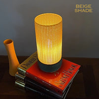 Small Table Lamp for Bedroom, Cute Ambient Lighting, Dimmable Desk Lamp, Modern, Desk Reading Lamp, Bedside Lamps for Nightstand, Minimalist Night Stand Light Lamp, Bedside Lamps, Desk Lamp for Living Room Office Dorm "Weavy"