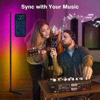 LED Gaming Corner Lamp - RGB Floor Ambience Light with App/Remote Control | 16M Colors, Music Sync & 68+ Dynamic Modes for Gaming Rooms