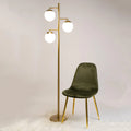 Cosmic Glow Floor Lamp - Brass