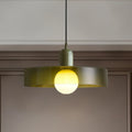 Ribbed Glass Pendant Light - Ombré Glow
