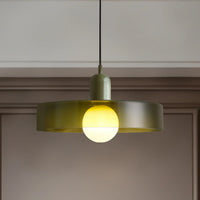 1K+ Creators Approved Vintage Glass Pendant Restaurant-Grade Hanging Light Modern Mood Lighting Adjustable Ambient Night Lamp with Orange-Green Ombre Texture