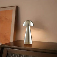 Cordless Metal Desk Lamp, Touch Sensor Control LED Table Lamp,3 Color Stepless Dimmable Battery Powered Lamp