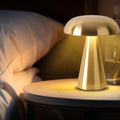 Portable Metal Table Lamp - Rechargeable