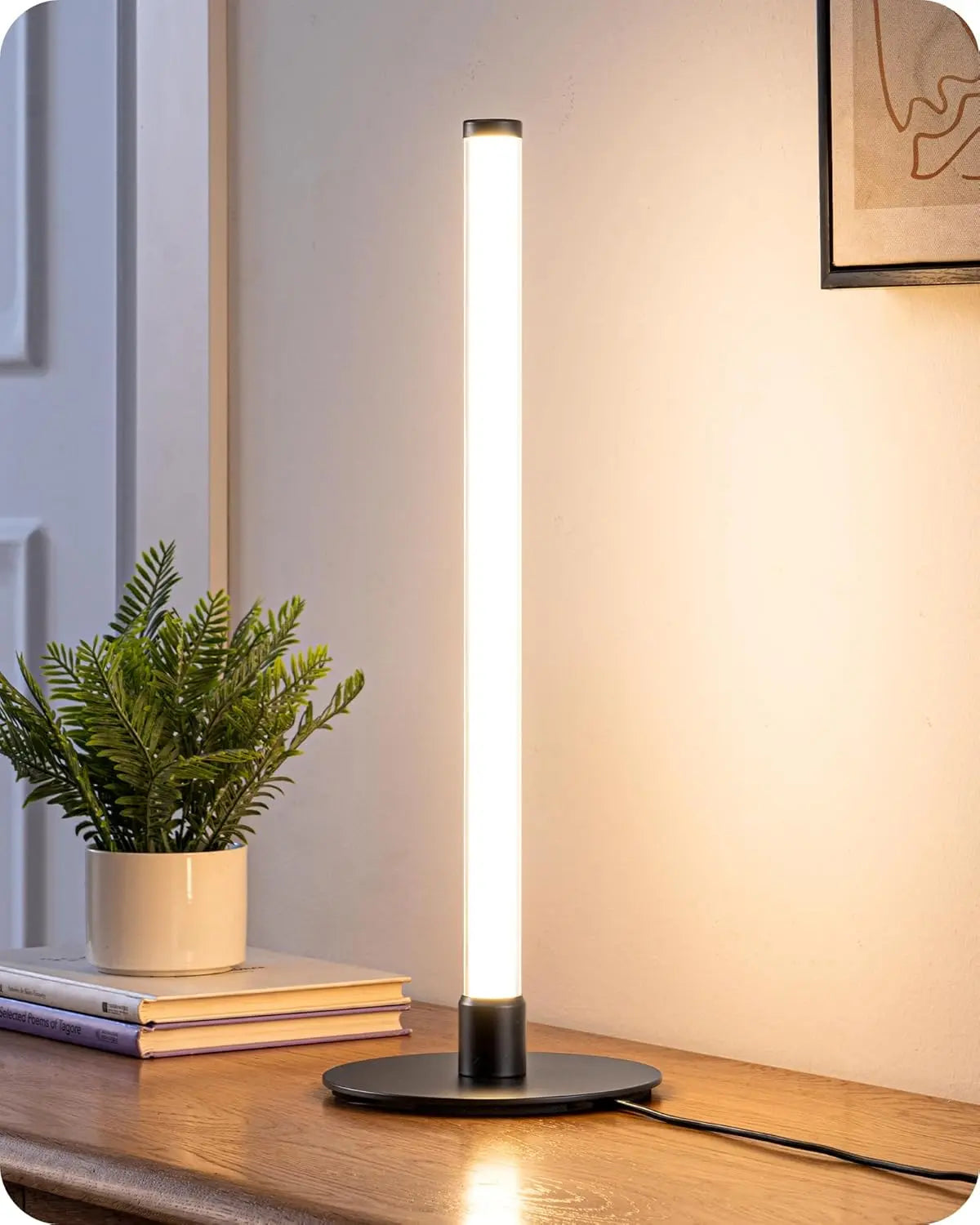 LED Table Lamp Modern Slim Bedside Lamp Stepless Dimming Modern Nightstand Lamp, Desk Lamps for Bedroom, Living Room Atmosphere Lighting