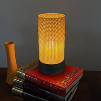 Small Table Lamp for Bedroom, Cute Ambient Lighting, Dimmable Desk Lamp, Modern, Desk Reading Lamp, Bedside Lamps for Nightstand, Minimalist Night Stand Light Lamp, Bedside Lamps, Desk Lamp for Living Room Office Dorm "Weavy"