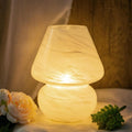 Cordless Mushroom Table Lamp - Battery Operated with Built-In Timer