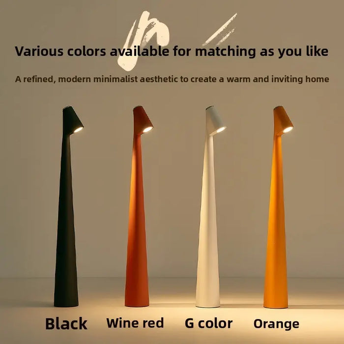 Elegant LED Desk Lamp, Touch Charging Reading Light, Bedroom Bedside Nightlight, High-End Ambiance Table Lamp, Ambient Table Lamp, Decorative Tall Stand, Home Decoration Lamp