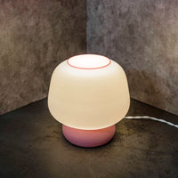 JONATHAN Y Mushroom Modern Classic Plant-Based PLA 3D Printed Dimmable LED Table Lamp , for Bedroom, Living Room, Foyer, Hallways, Dining Room, Dorms